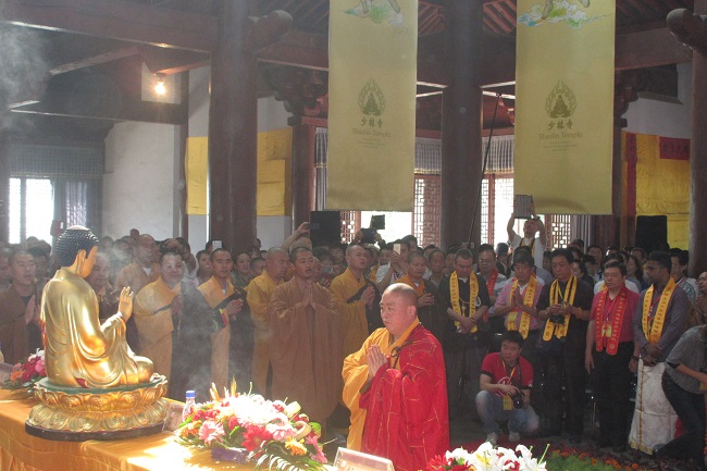 13大会開幕式管長のお経30日