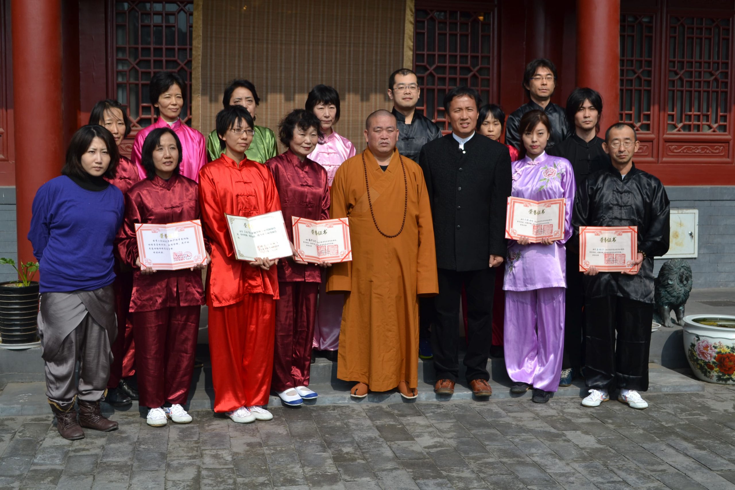 2011年　全日本少林寺気功協会資格認定式